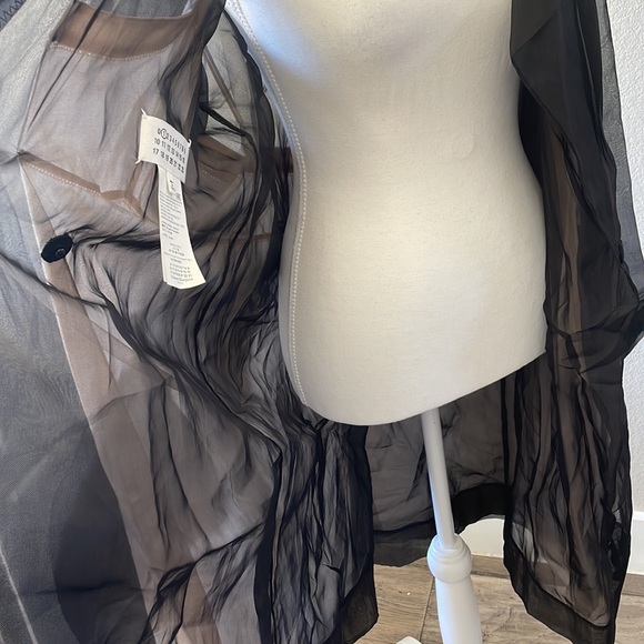 Maison Margiela 1 sheer black coat No offers please price firm Size 42 Italian - Picture 13 of 17